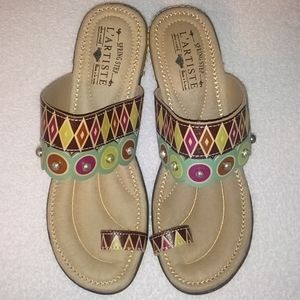 L'Artiste DreamCoat Spring Step Sandal NWOT